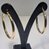 Orecchini cerchio liscio in oro 18kt, ref.OD214  