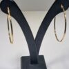 Orecchini cerchio liscio in oro 18kt, ref.OD213  