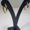Orecchini con pendente circolare in oro 18kt, ref. OD211  