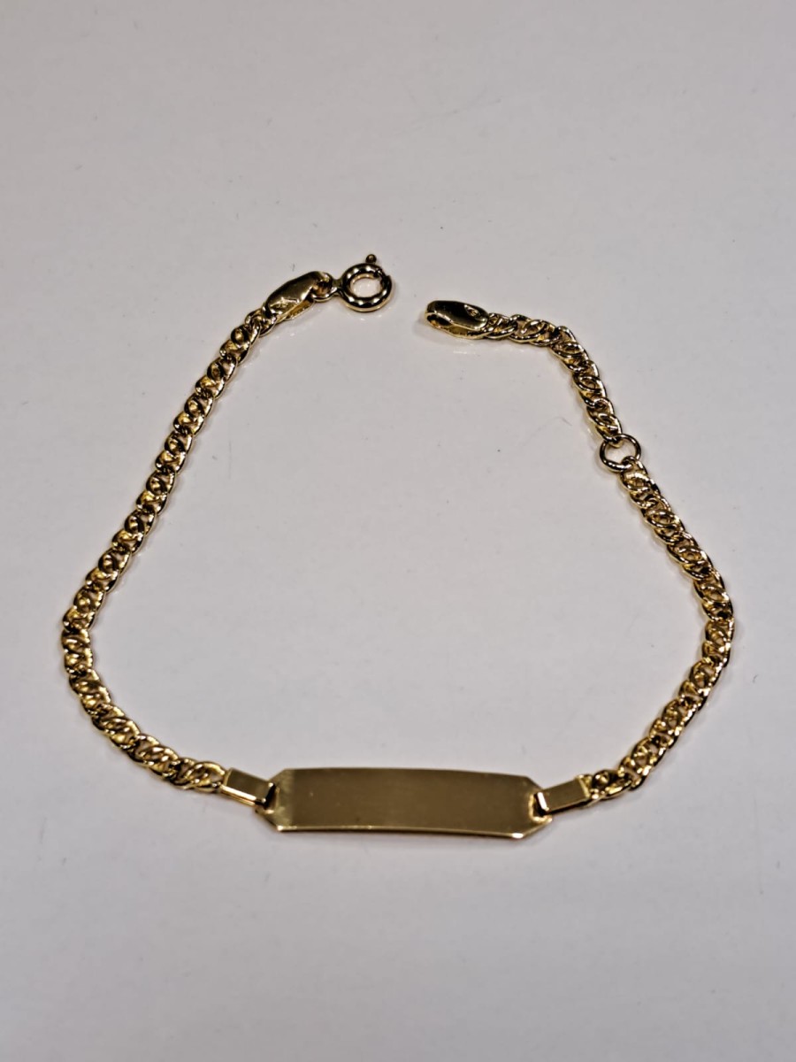 Bracciale bicolore in oro 18kt, ref. BU159  