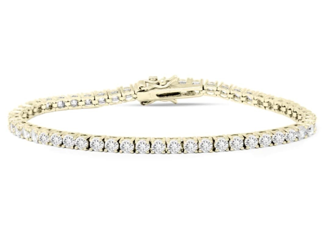 Tennis in argento con zirconi, ref.AS0139  