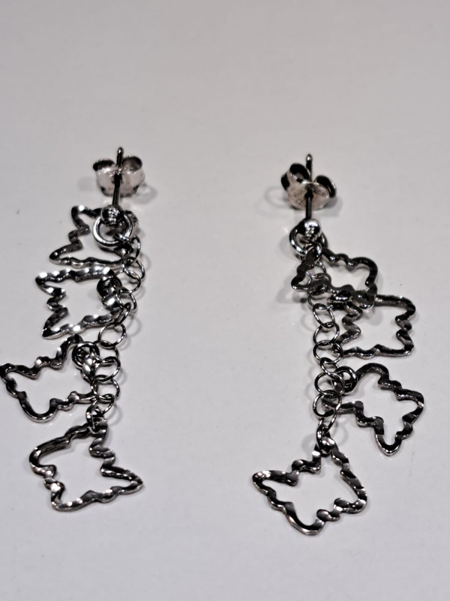 Orecchini perle oro 18kt con zirconi, ref. OD176  