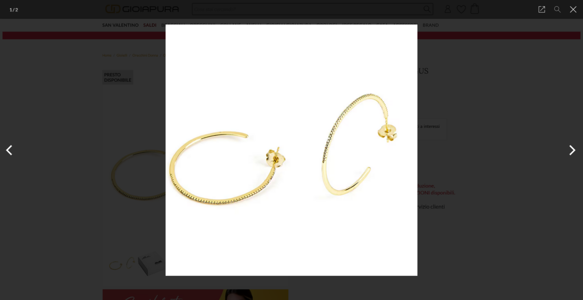 Orecchini 4US Cesare Paciotti Ref. 4UOR8163W  